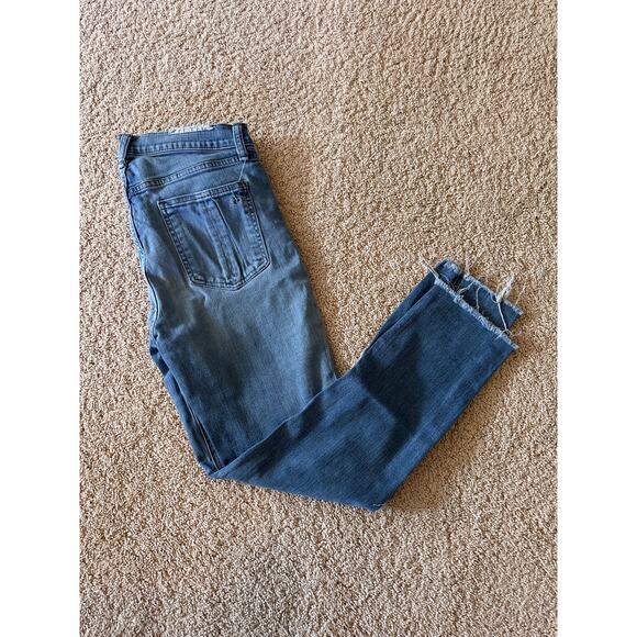 Rag & Bone High-Rise Ankle Skinny Distressed Jeans - Picture 2 of 7